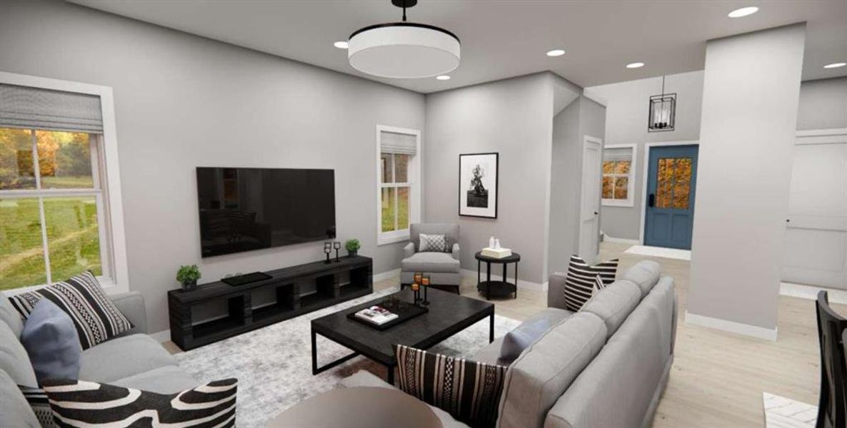 Furnished interior view inside a new home in , Carrollton (Image 16).