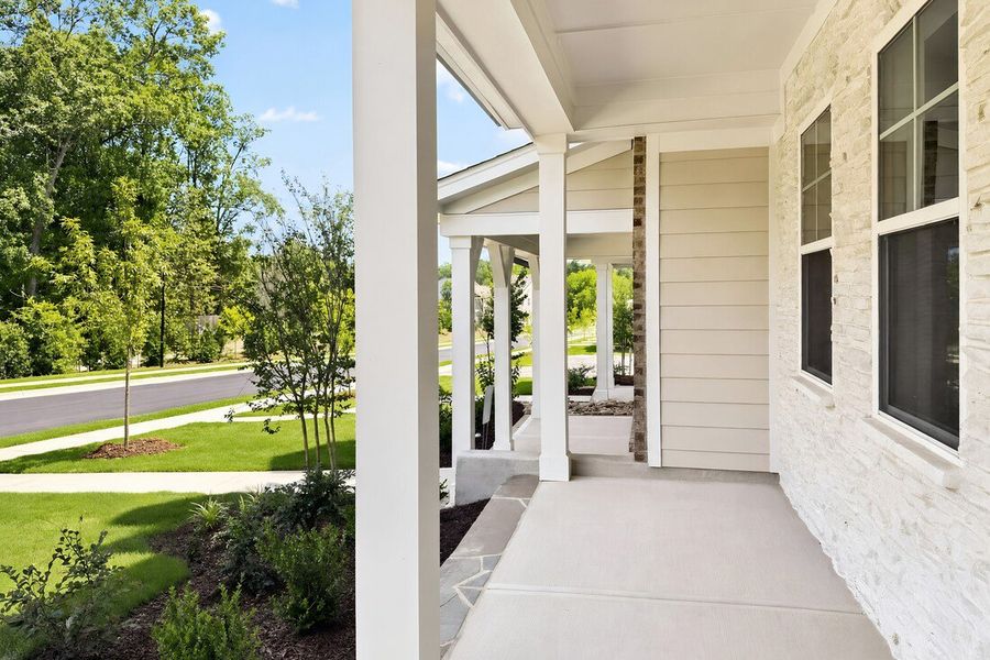 Exterior details and patio area of a home in Silverstone, Knightdale (Image 25). Exterior details and patio area of a home in Silverstone, Knightdale (Image 25).