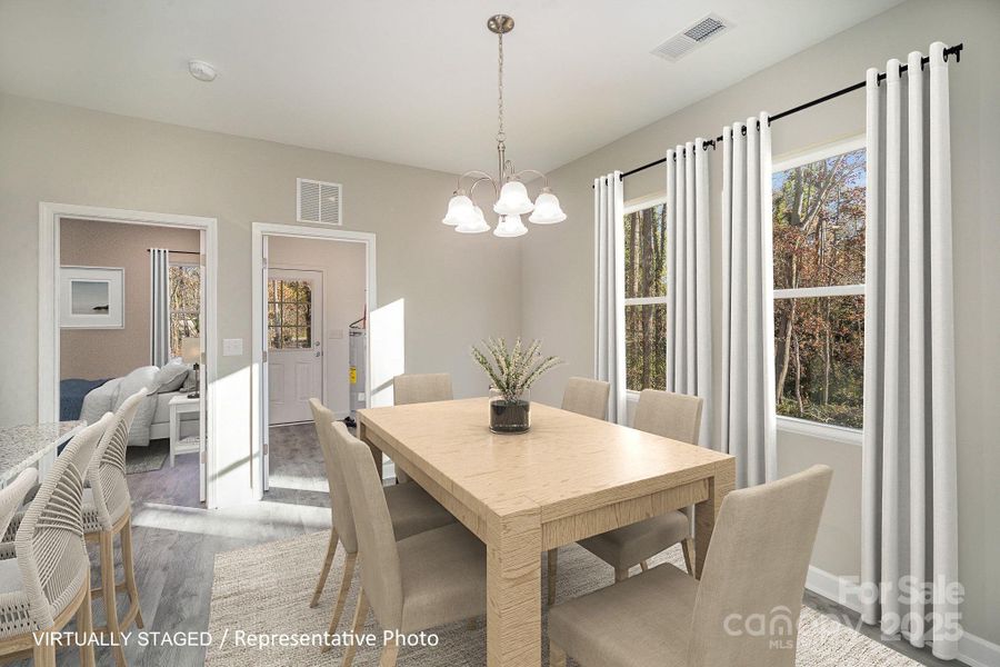 Furnished interior view inside a new home in , Salisbury (Image 27). Furnished interior view inside a new home in , Salisbury (Image 27).