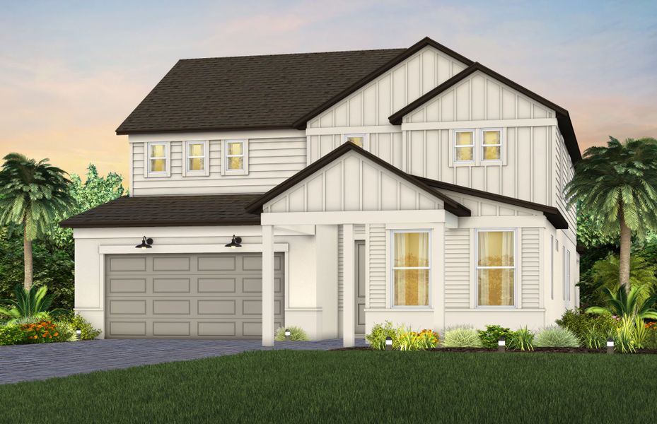 Exterior Rendering, Elevation FH2