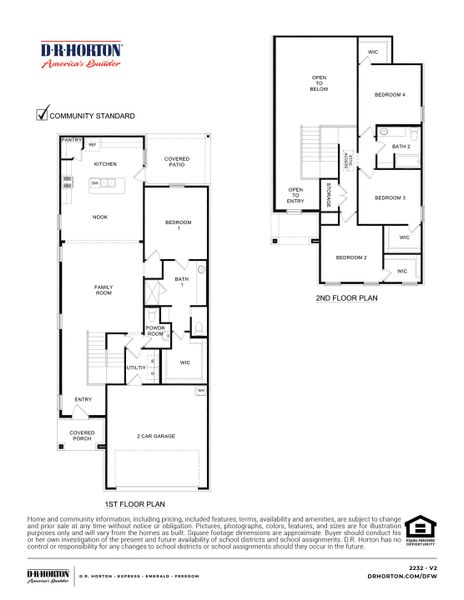2D floor plan layout of this home in Elevon, Lavon, TX (Image 2). 2D floor plan layout of this home in Elevon, Lavon, TX (Image 2).