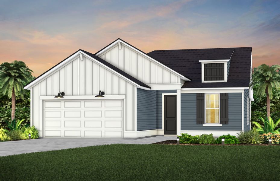 Front exterior of a home in the Murray Farms community, located in Middleburg, FL (Image 12).