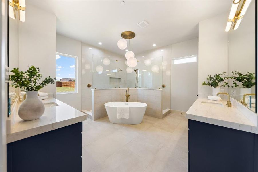 Furnished interior view inside a new home in , Red Oak (Image 29).