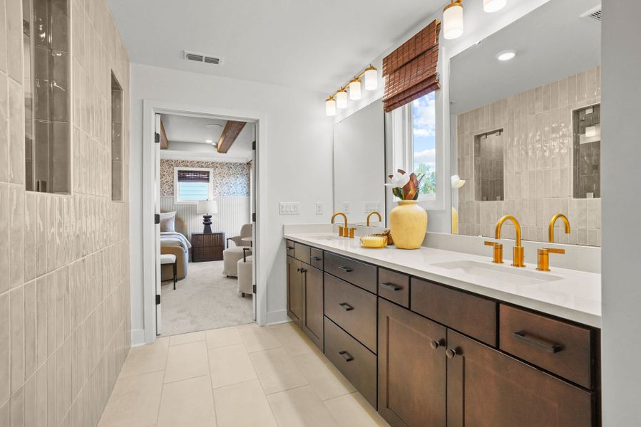 Representative furnished interior of a home built from the Montadale by Pulte Homes in The Retreat at Carolina Ridge, Harrisburg (Image 56).