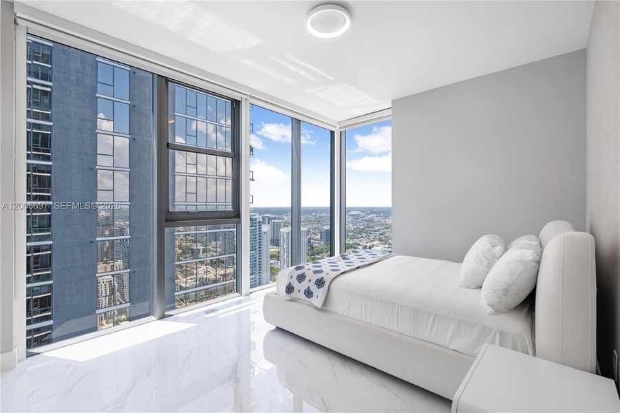 Furnished interior view inside a new home in , Miami (Image 43).