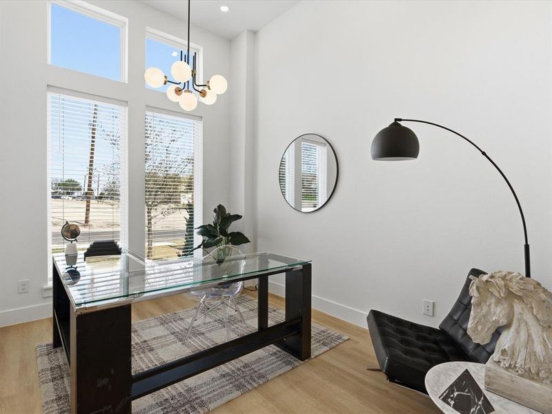 Furnished interior view inside a new home in , Dallas (Image 14).