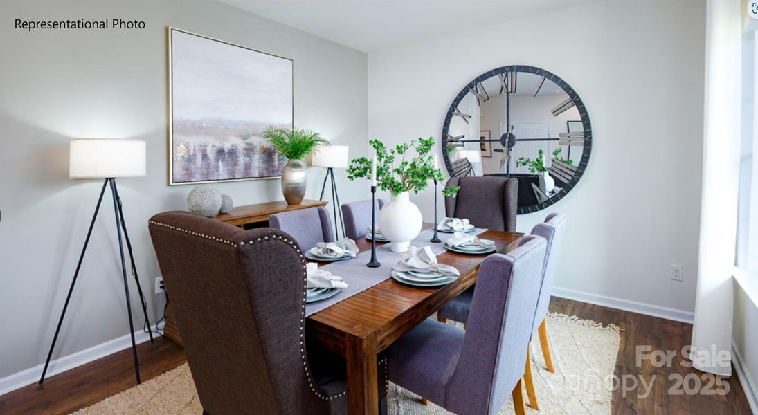 Furnished interior view inside a new home in Brinkley Ridge, Kings Mountain (Image 2).