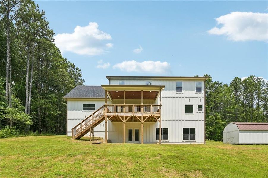 Exterior details and patio area of a home in , Rockmart (Image 35).