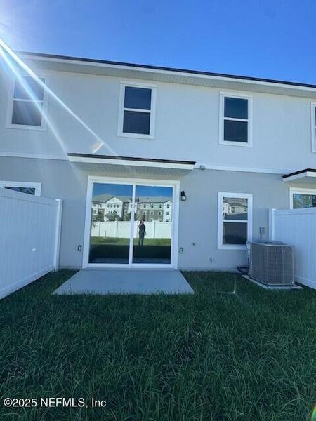 Exterior details and patio area of a home in The Landing, Middleburg (Image 3). Exterior details and patio area of a home in The Landing, Middleburg (Image 3).