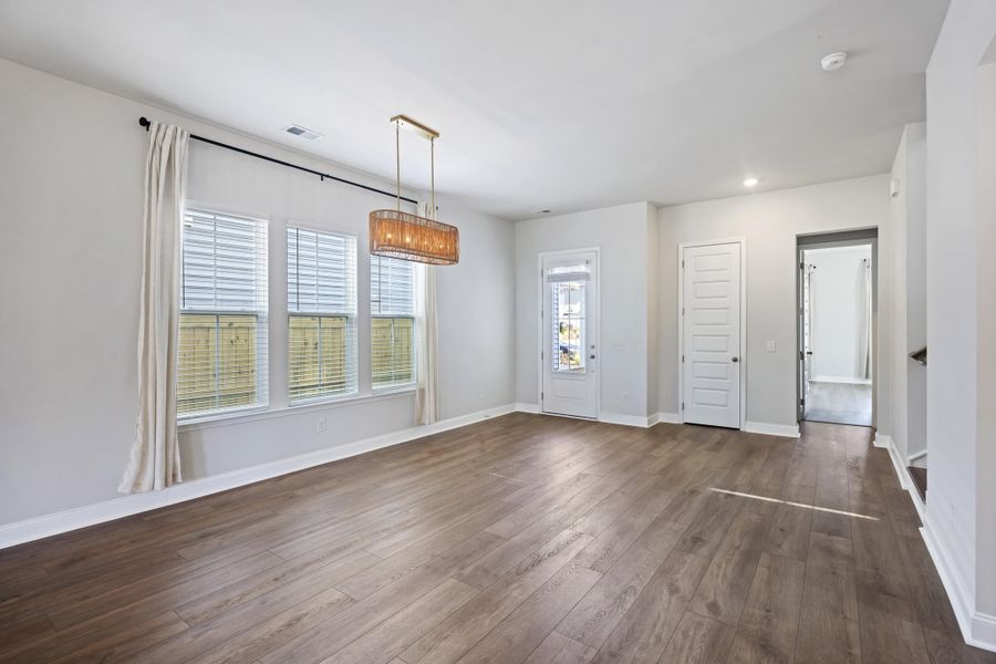 Spacious, unfurnished interior of a new home in Sweetgrass at Summers Corner, Summerville (Image 12). Spacious, unfurnished interior of a new home in Sweetgrass at Summers Corner, Summerville (Image 12).