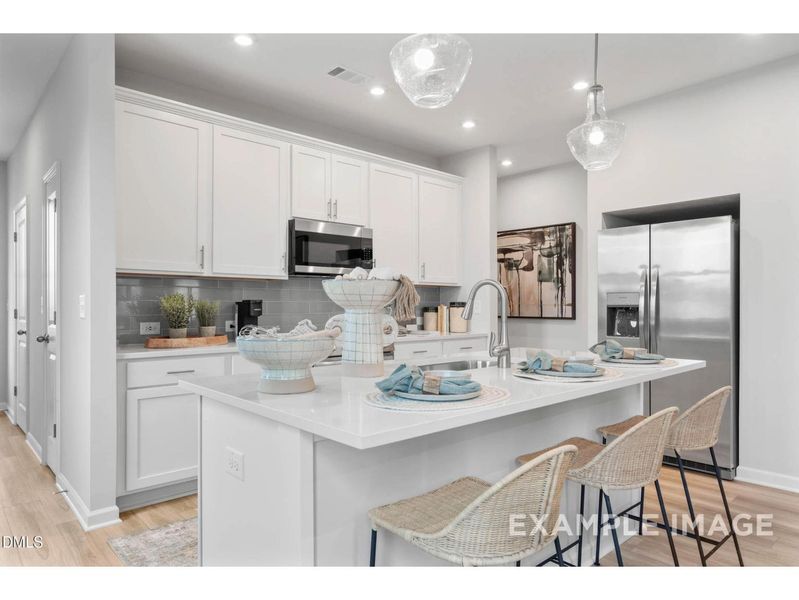 Furnished interior view inside a new home in Townes at North Main, Lillington (Image 5).