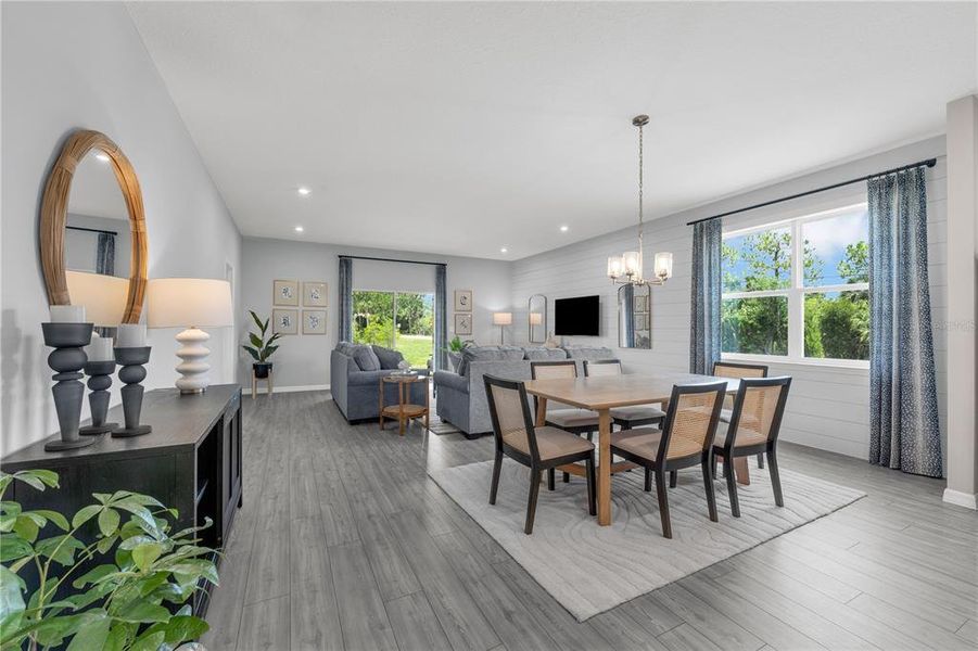 Furnished interior view inside a new home in Hidden Cove, Eustis (Image 23).