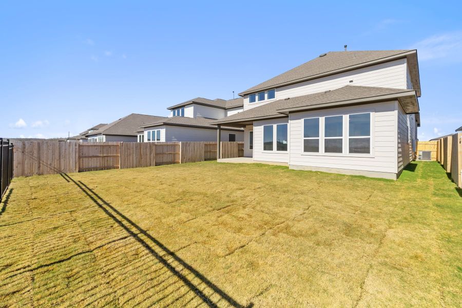 Exterior details and patio area of a home in Lagos Reserve, Manor (Image 29).