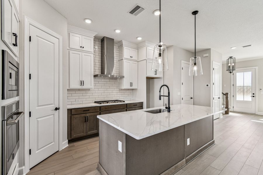 Furnished interior view inside a new home in Seven Pines 24' Rear Entry Townhomes, Jacksonville (Image 6).