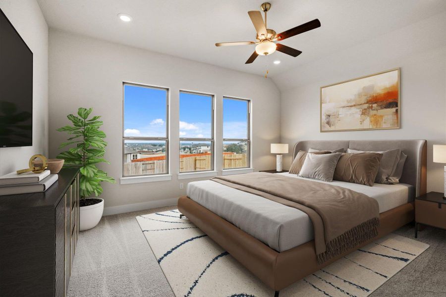 Primary Bedroom - Virtually Staged