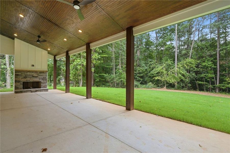 Exterior details and patio area of a home in , Canton (Image 24). Exterior details and patio area of a home in , Canton (Image 24).
