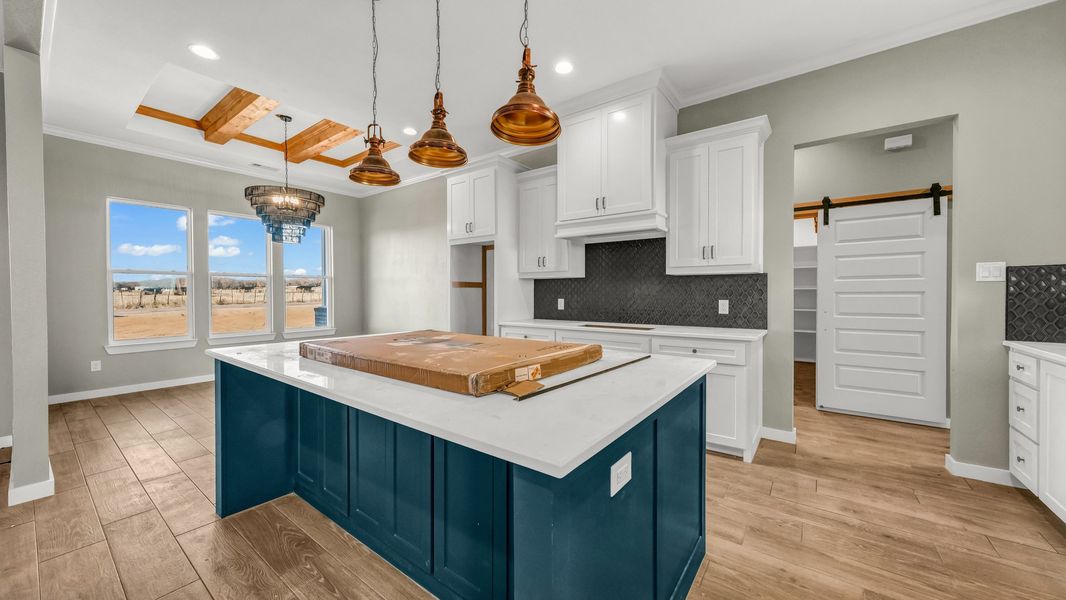 Representative furnished interior of a home built from the Jarrett 1 by Zeal Home Builders in Saddle Crest Estates, Weatherford (Image 39).