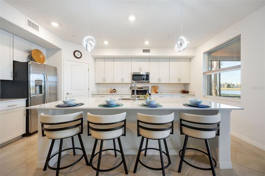 Furnished interior view inside a new home in , Punta Gorda (Image 28).