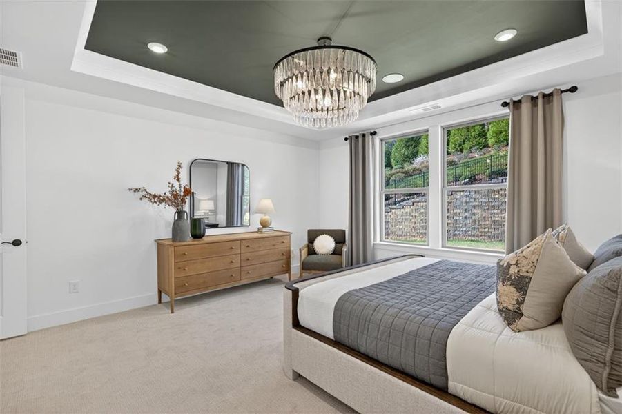 Furnished interior view inside a new home in Del Webb Chateau Elan, Hoschton (Image 5).