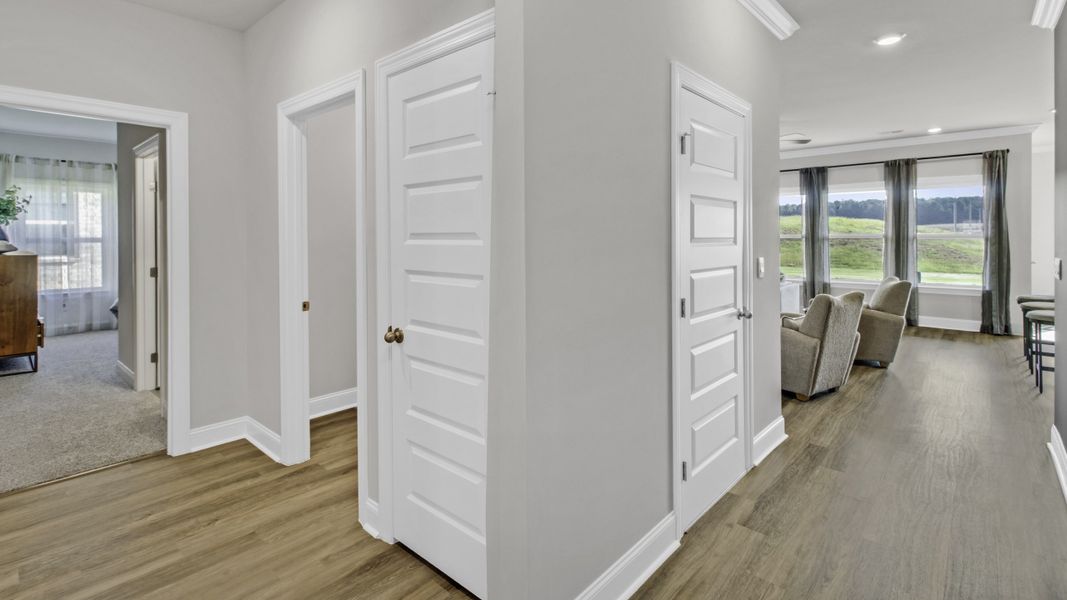 Spacious, unfurnished interior of a new home in Hedge Rose, Somerville (Image 21). Spacious, unfurnished interior of a new home in Hedge Rose, Somerville (Image 21).