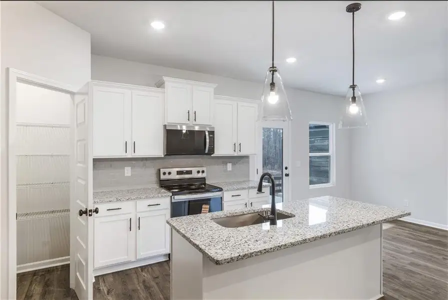 Furnished interior view inside a new home in , Conyers (Image 5).