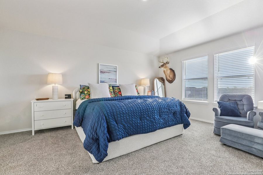 Furnished interior view inside a new home in The Links at River Bend, Floresville (Image 34). Furnished interior view inside a new home in The Links at River Bend, Floresville (Image 34).