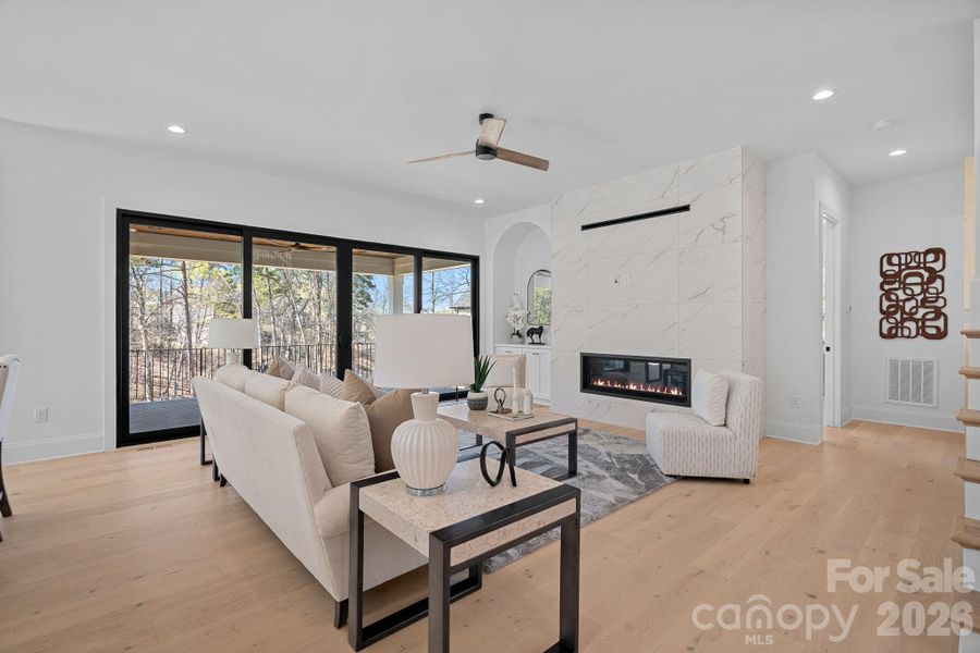 Furnished interior view inside a new home in , Mooresville (Image 13).