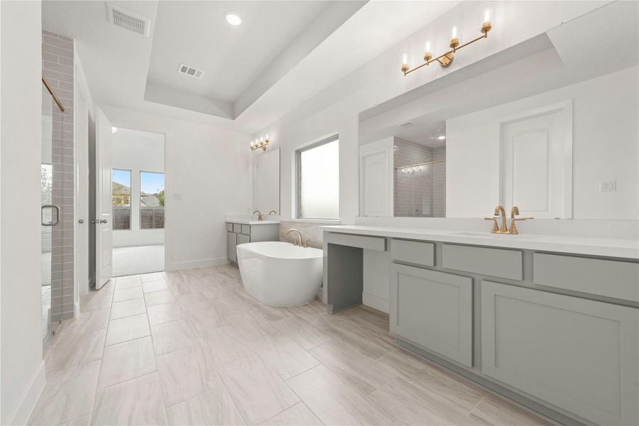 Furnished interior view inside a new home in ARTAVIA®, Conroe (Image 9).