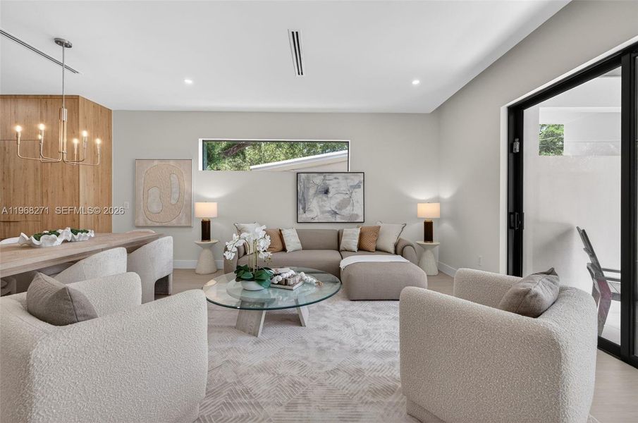 Furnished interior view inside a new home in , Fort Lauderdale (Image 55).