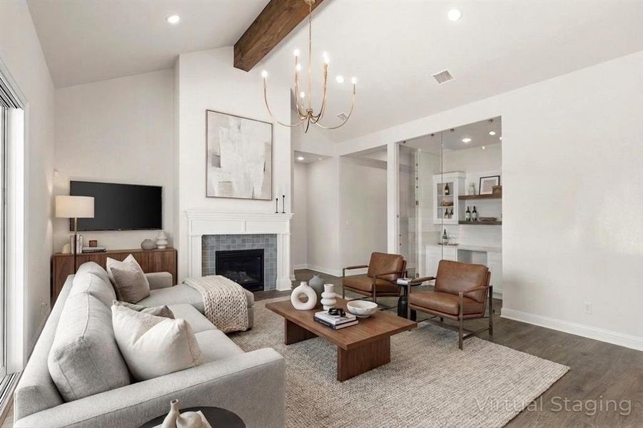 3123 Fisher_Family Room Virtually Staged