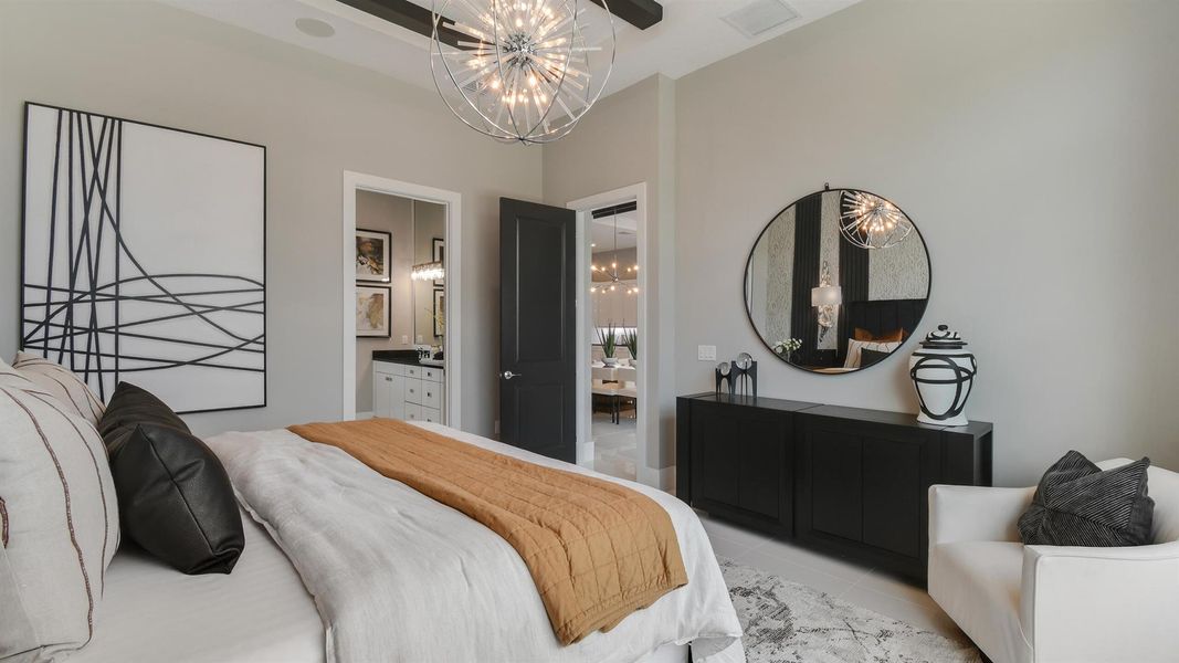 Furnished interior view inside a new home in Mosaic, Port St. Lucie (Image 6).