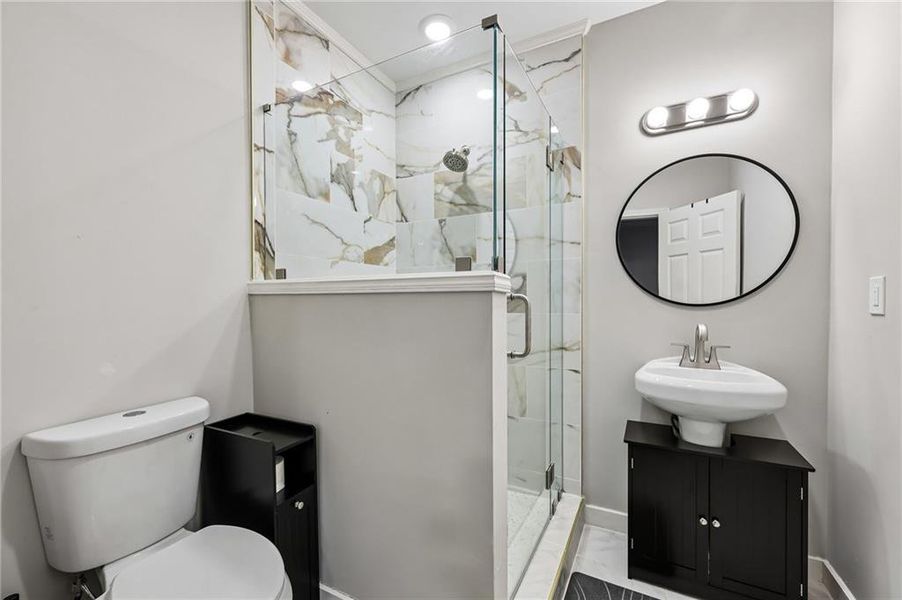 Furnished interior view inside a new home in , Flowery Branch (Image 34).