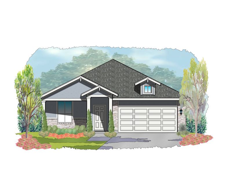 Representative exterior photo of a completed home built from the Wingate by Steve Klein Custom Builder in TerraVista, Victoria, TX (Image 9). Representative exterior photo of a completed home built from the Wingate by Steve Klein Custom Builder in TerraVista, Victoria, TX (Image 9).