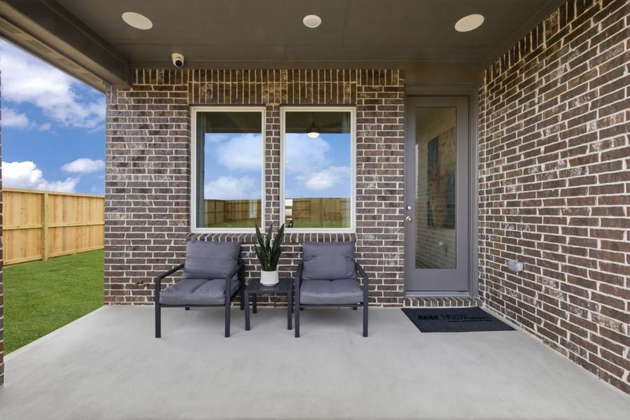 Representative exterior details of a home built from the Juliet by Taylor Morrison in Avalon at Cypress, Cypress (Image 3).