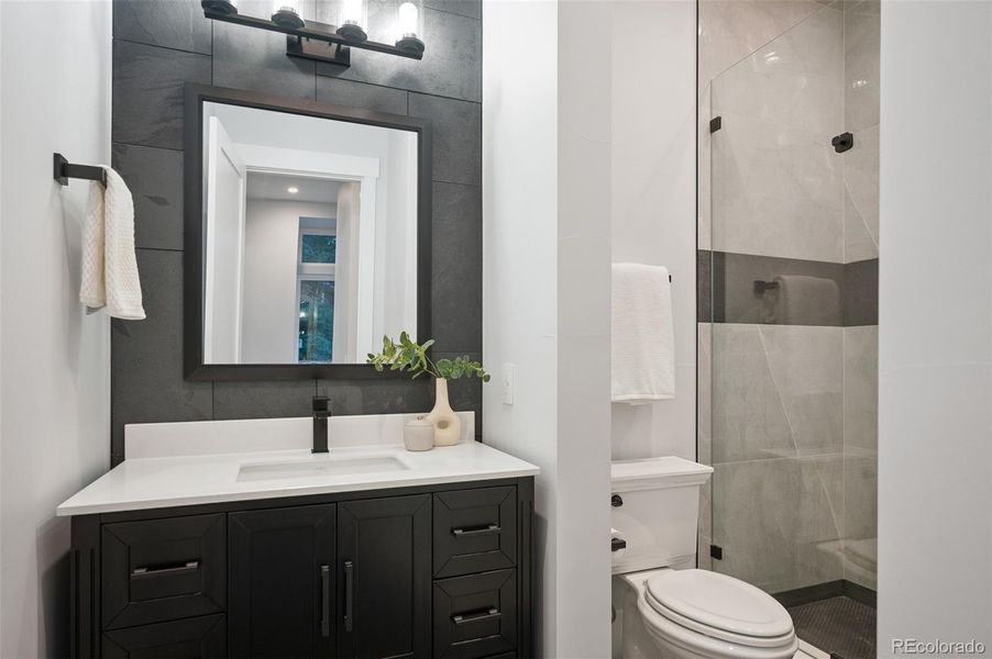 Furnished interior view inside a new home in , Castle Rock (Image 44).