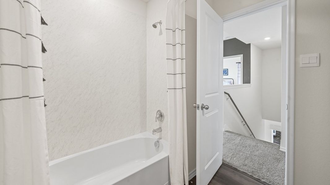 Representative furnished interior of a home built from the Hanna by D.R. Horton in Wildwood, Royse City (Image 8).