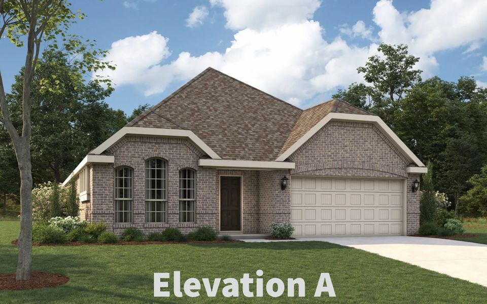 Representative exterior photo of a completed home built from the Kirlin by Stonehollow Homes in Meadow Vista, Anna, TX (Image 2).