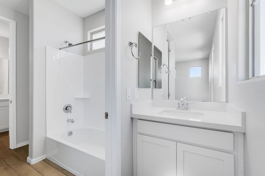 Representative furnished interior of a home built from the Revere by Taylor Morrison in Allen Ranches Expedition Collection, Litchfield Park (Image 19). Representative furnished interior of a home built from the Revere by Taylor Morrison in Allen Ranches Expedition Collection, Litchfield Park (Image 19).