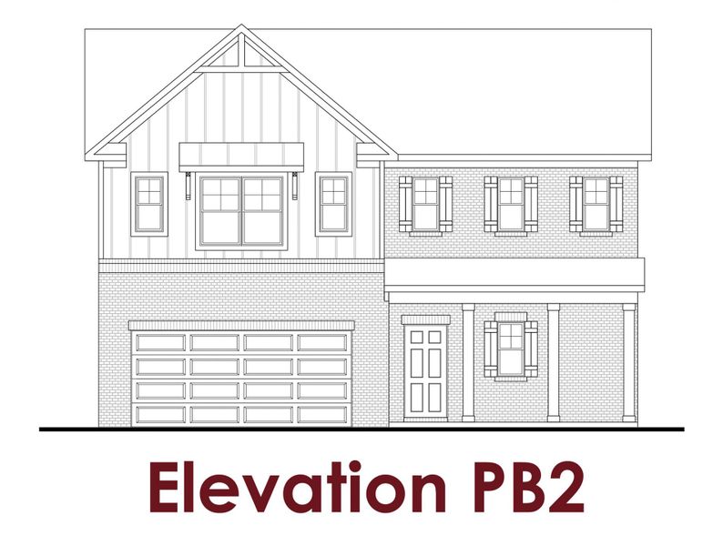 Representative rendering of the exterior for the Brooke by Chafin Communities (Image 11). Representative rendering of the exterior for the Brooke by Chafin Communities (Image 11).