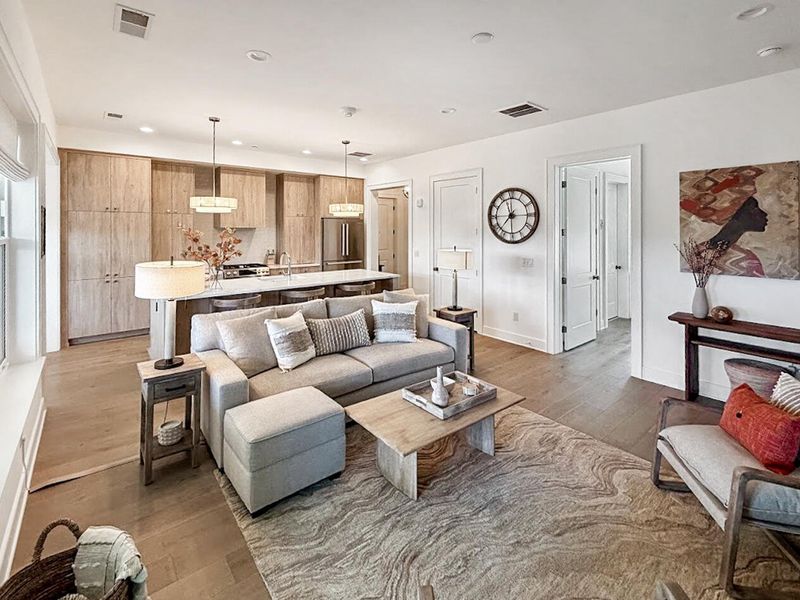 Furnished interior view inside a new home in , Charleston (Image 42).