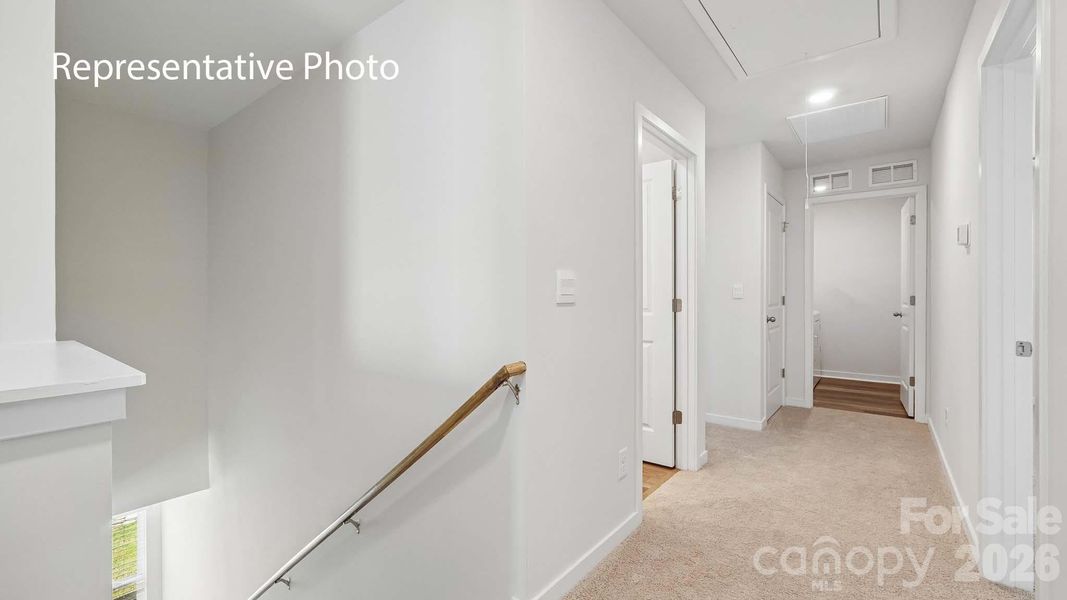 Spacious, unfurnished interior of a new home in Secrest Commons, Monroe (Image 18).