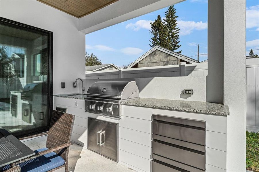 Exterior details and patio area of a home in , Winter Park (Image 28). Exterior details and patio area of a home in , Winter Park (Image 28).