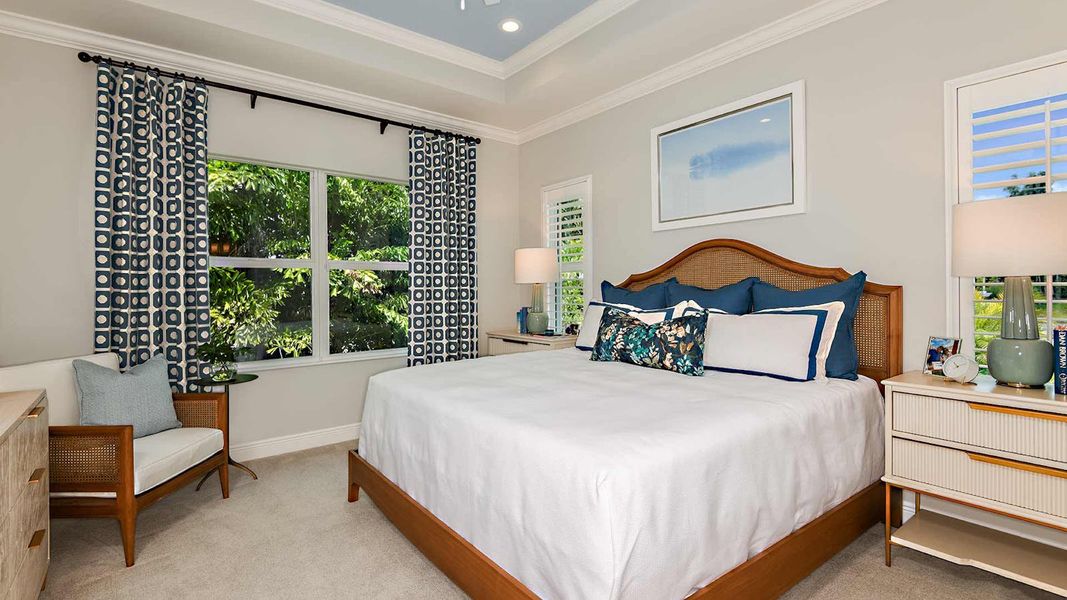 Furnished interior view inside a new home in Windward, Lakewood Ranch (Image 10). Furnished interior view inside a new home in Windward, Lakewood Ranch (Image 10).