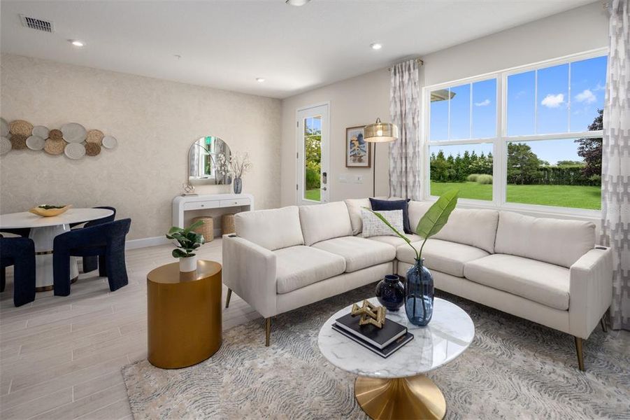 Furnished interior view inside a new home in Meadowlark Landing, Apopka (Image 3).
