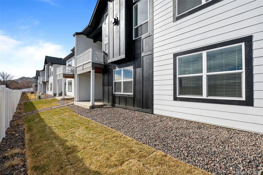 Exterior details and patio area of a home in Deer Creek, Littleton (Image 3).