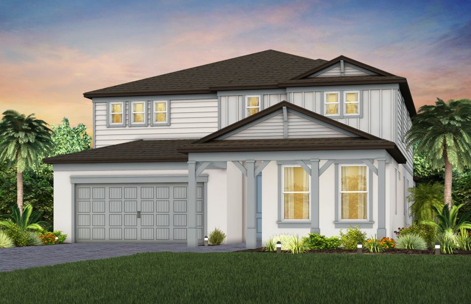 Exterior Rendering, Elevation CO2