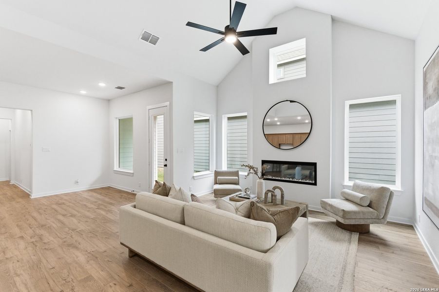 Furnished interior view inside a new home in The Crossvine, Schertz (Image 11). Furnished interior view inside a new home in The Crossvine, Schertz (Image 11).