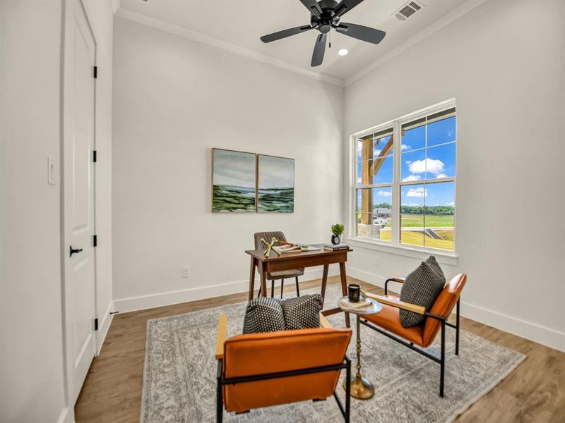 Furnished interior view inside a new home in , Decatur (Image 19).