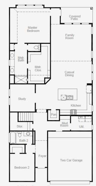 1st Floorplan - Representative Photo