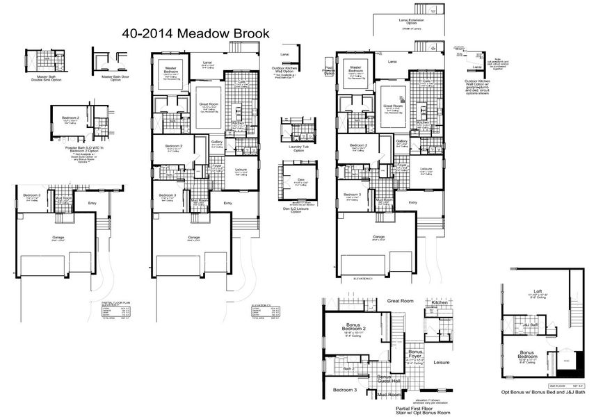 2D floor plan layout of this home in Tide Marsh, Fort Myers, FL (Image 5).